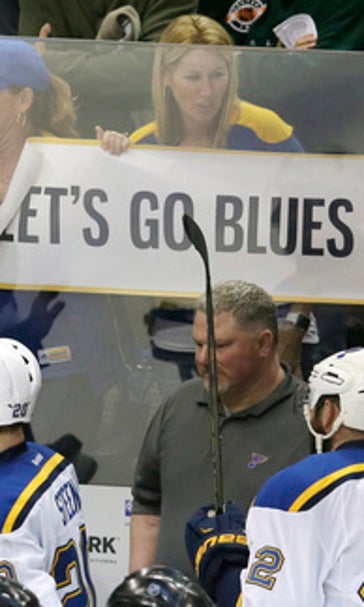 Blues advance to Western finals with 6-1 win over Stars